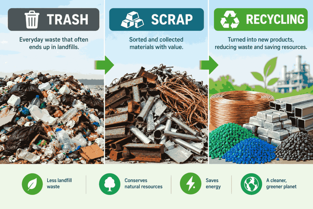 The Second Life of Scrap: From Rubbish to Raw Material